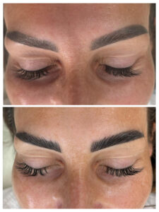 Zageszczenie brwi - organic beauty (1)